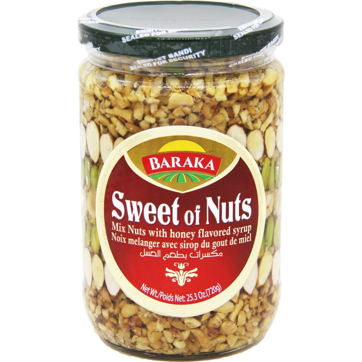 Honey flavored Sweet of Nuts "Baraka" 720g * 12